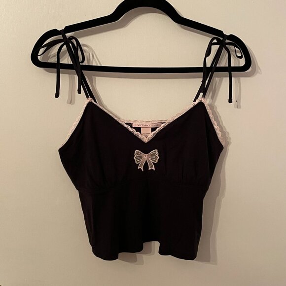 Victoria's Secret Modal Soft Bow Lace Trim Cami - Picture 3 of 6